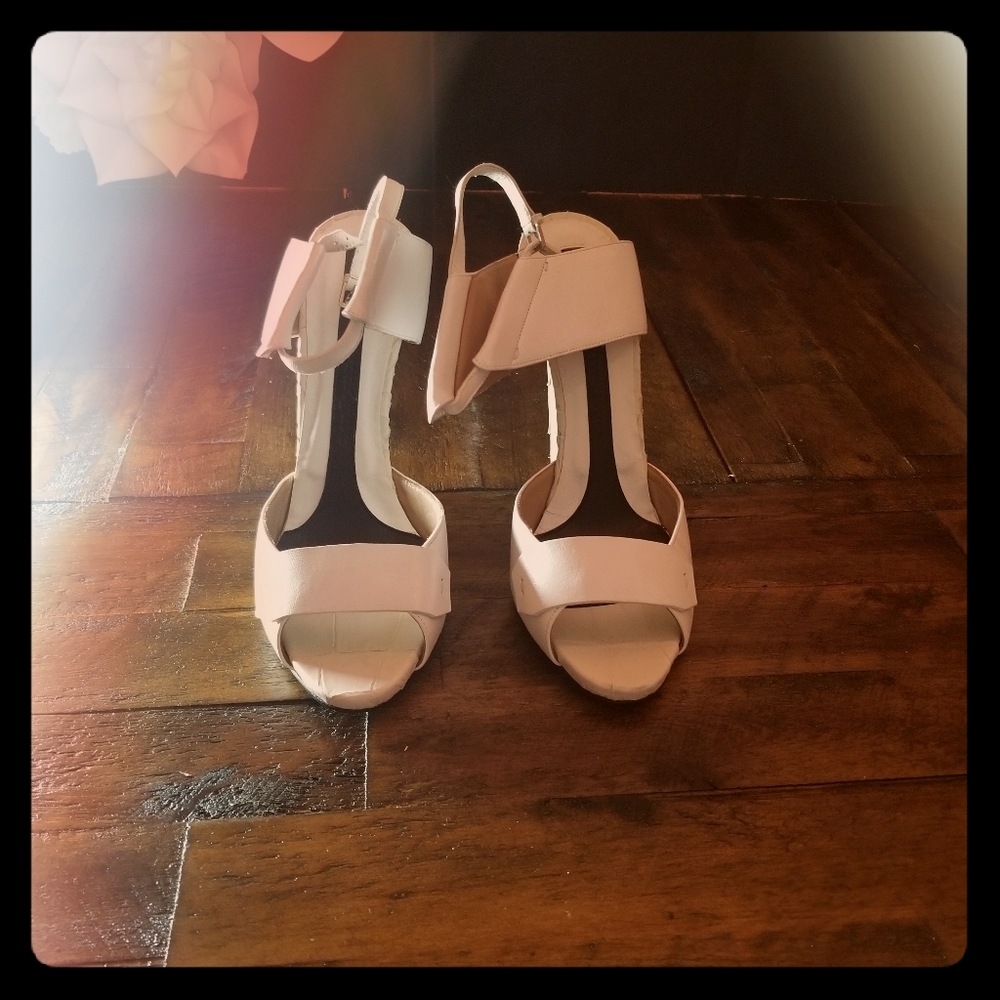 Narciso Rodriguez white sandals/ negotiable